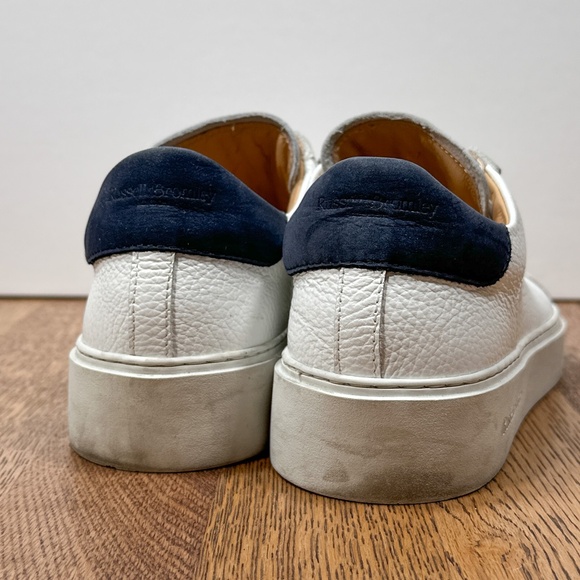 Russell & Bromley Dream Pebble Leather Slip On Laceless Sneakers Womens 37 US 6 - Picture 5 of 12